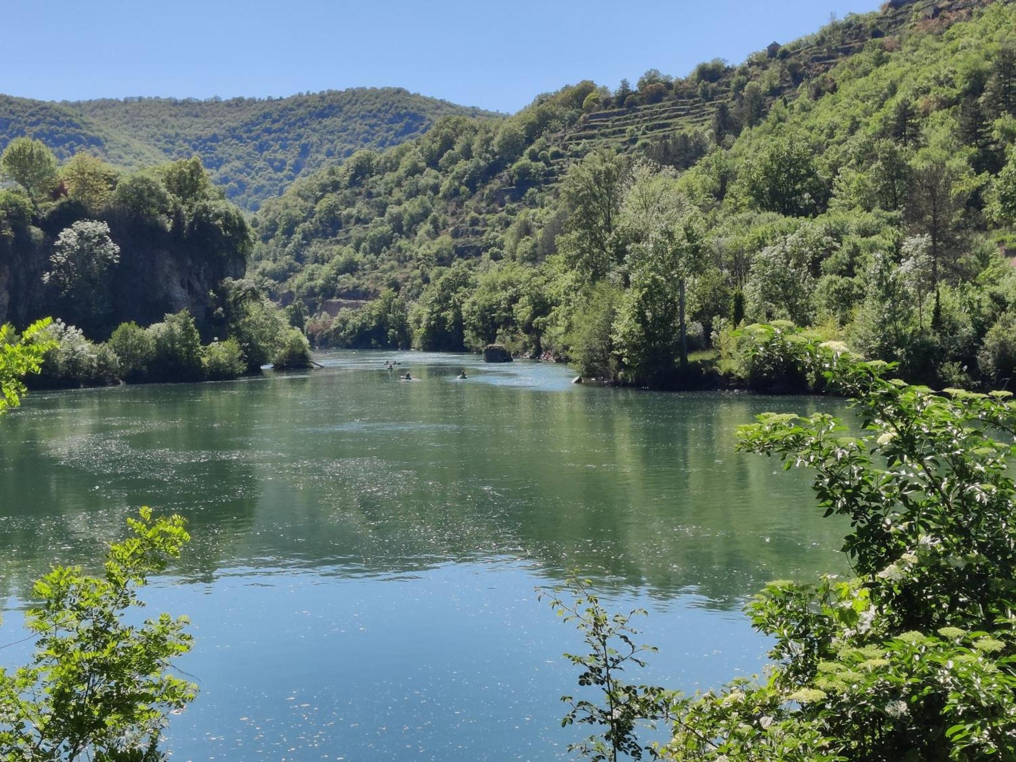 Camping Cascade Aveyron Saint-Rome-de-Tarn Kültér fotó
